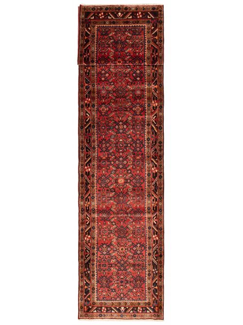Persian Style 3'7" x 17'8" Hand-knotted Wool Rug 