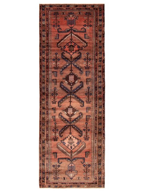 Persian Style 3'6" x 10'3" Hand-knotted Wool Rug 