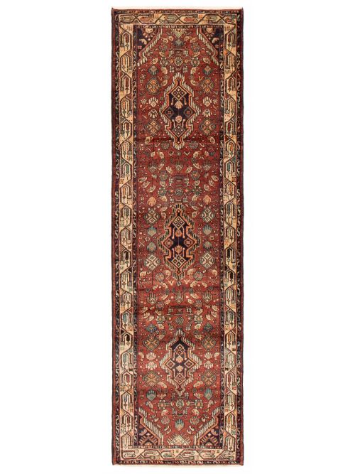 Persian Style 2'10" x 9'8" Hand-knotted Wool Rug 