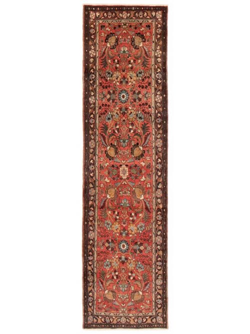 Persian Style 2'6" x 9'3" Hand-knotted Wool Rug 