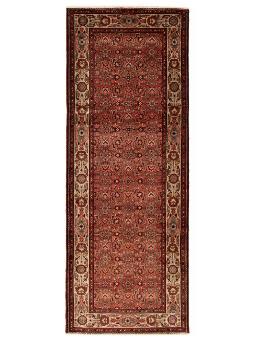 Persian Style 3'9" x 10'2" Hand-knotted Wool Rug 