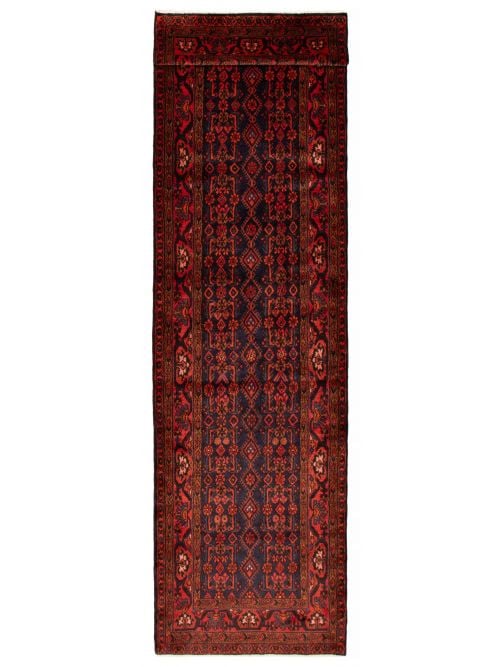 Persian Style 3'8" x 14'4" Hand-knotted Wool Rug 