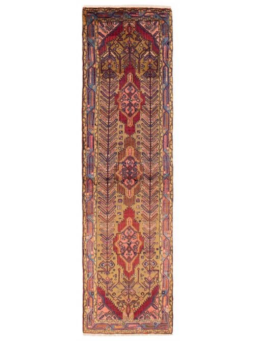 Persian Style 2'5" x 8'10" Hand-knotted Wool Rug 