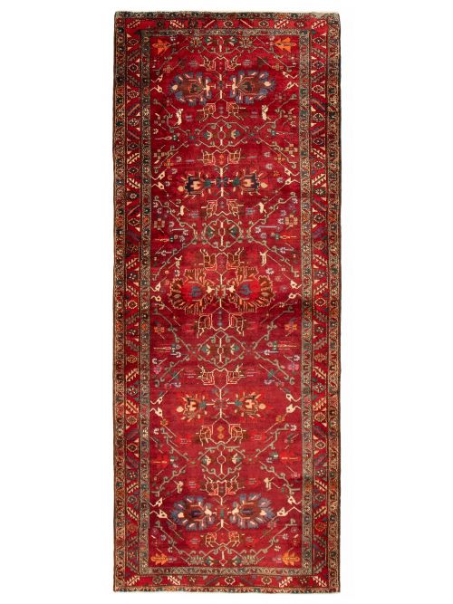 Persian Style 3'7" x 9'7" Hand-knotted Wool Rug 