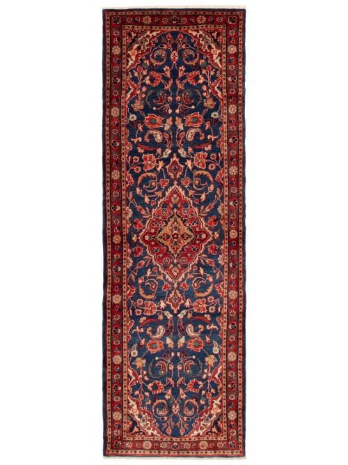 Persian Style 3'2" x 10'3" Hand-knotted Wool Rug 