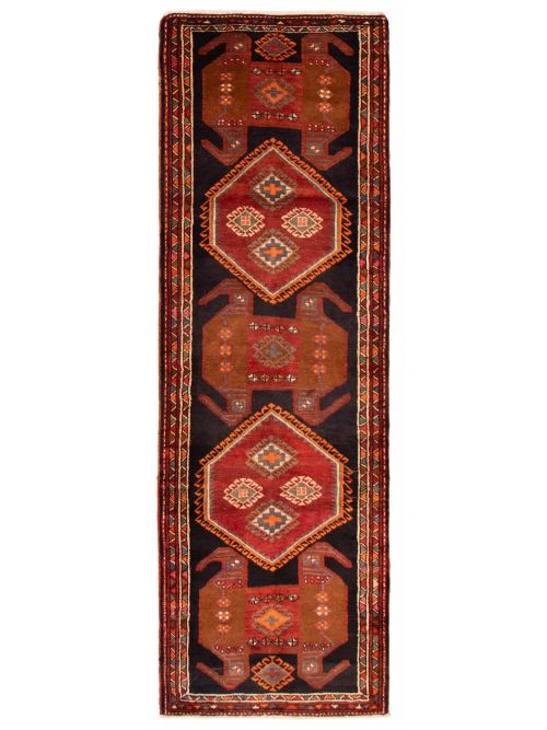 Persian Style 3'5" x 10'8" Hand-knotted Wool Rug 