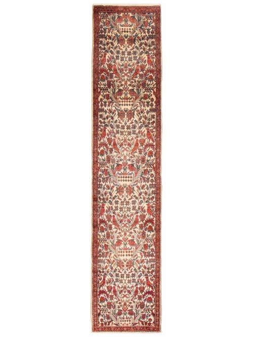 Persian Style 2'5" x 11'2" Hand-knotted Wool Rug 