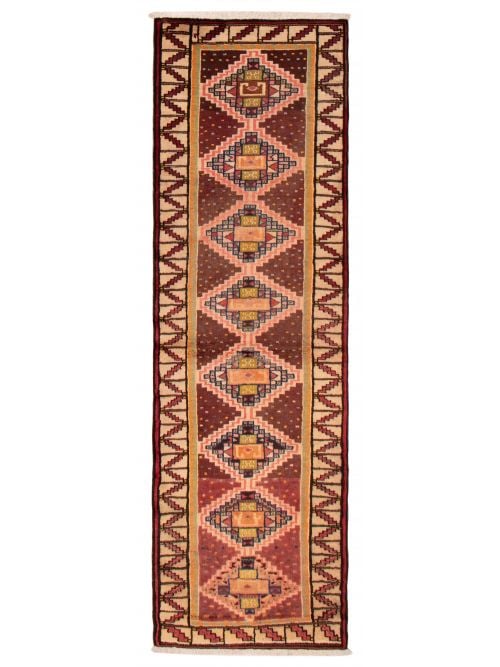 Persian Style 2'8" x 8'10" Hand-knotted Wool Rug 