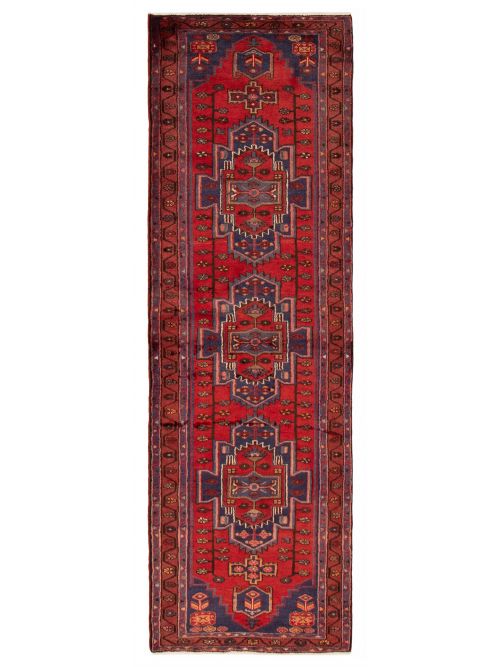 Persian Style 3'2" x 10'0" Hand-knotted Wool Rug 