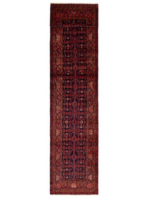 Persian Style 3'5" x 17'1" Hand-knotted Wool Rug 