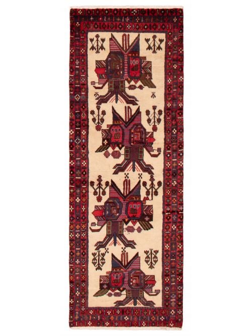 Persian Style 2'9" x 8'0" Hand-knotted Wool Rug 