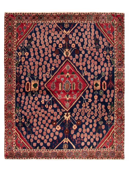 Persian Style 4'9" x 5'11" Hand-knotted Wool Rug 