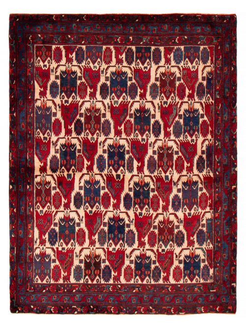 Persian Style 5'6" x 7'2" Hand-knotted Wool Rug 