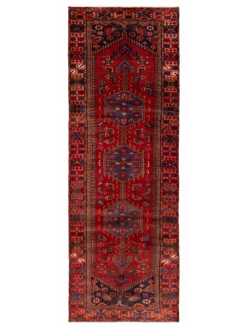 Persian Style 3'8" x 10'4" Hand-knotted Wool Rug 
