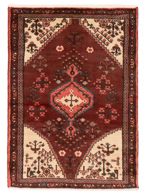Persian Style 3'5" x 4'7" Hand-knotted Wool Rug 