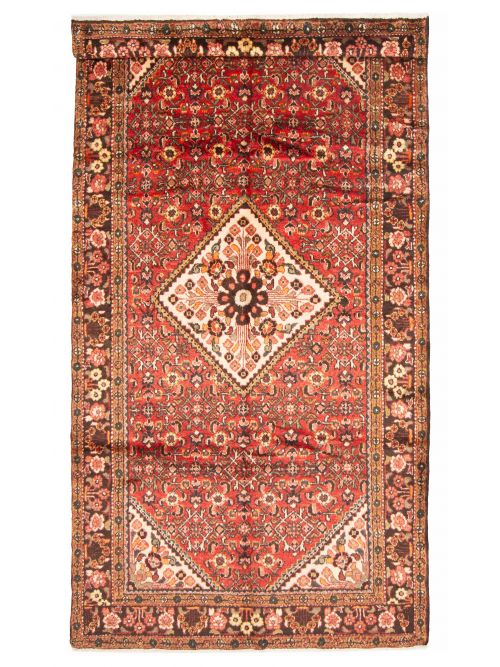 Persian Style 4'9" x 9'6" Hand-knotted Wool Rug 