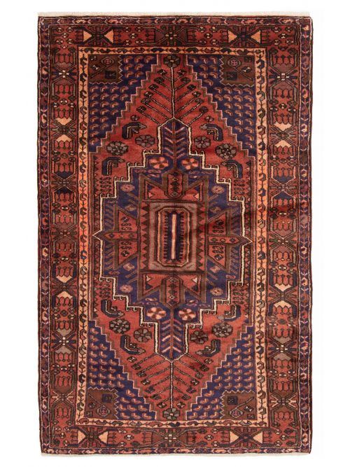 Persian Style 4'7" x 7'4" Hand-knotted Wool Rug 