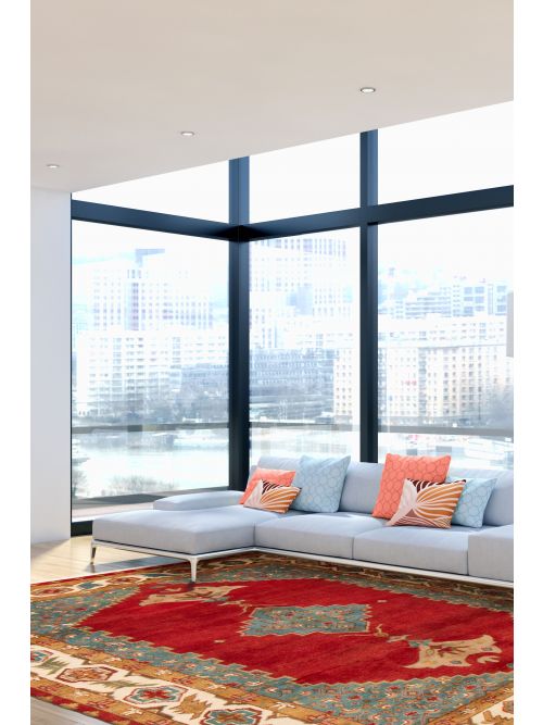 Tapis serapi héritage 7'11" x 10'8" en laine