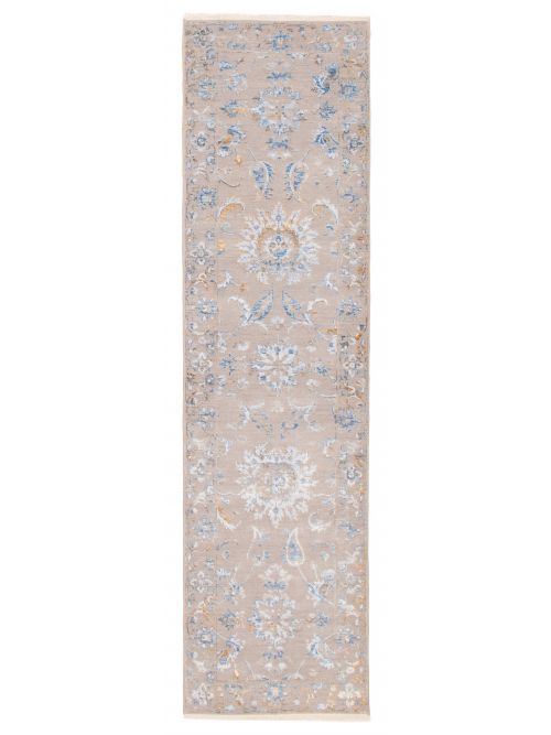 Indian Heritage Hand-knotted Silk & Wool Rug, 79 x 305 cm