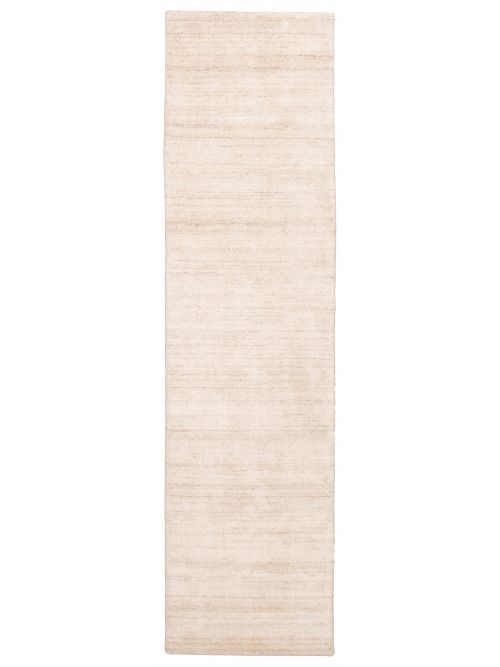 Indian Ananda Hand-knotted Wool Rug, 79 x 244 cm
