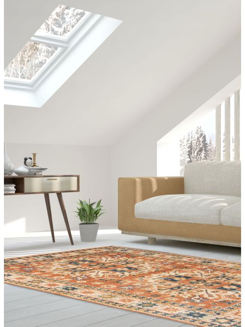 Indian Jules Serapi 5'4" x 8'0" Hand-knotted Wool Rug 