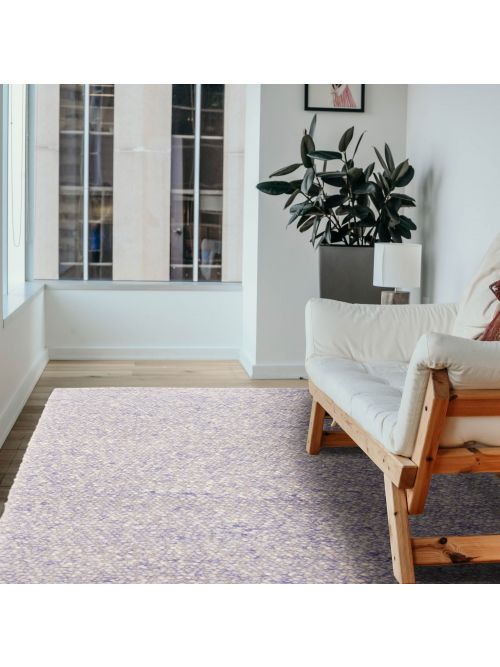 Indian Sienna Braided Weave Wool Rug, 157 x 236 cm