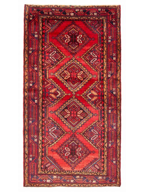 Persian Style 3'7" x 6'7" Hand-knotted Wool Rug 