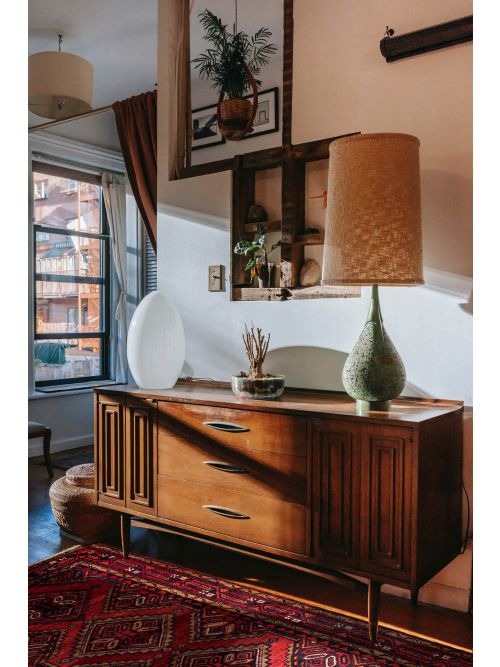 Persian Style 3'7" x 6'7" Hand-knotted Wool Rug 