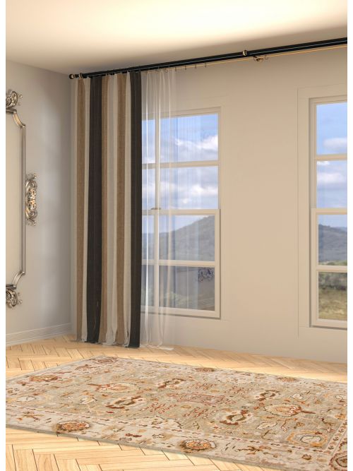 Indian Jules Serapi Hand-knotted Wool Rug, 180 x 274 cm