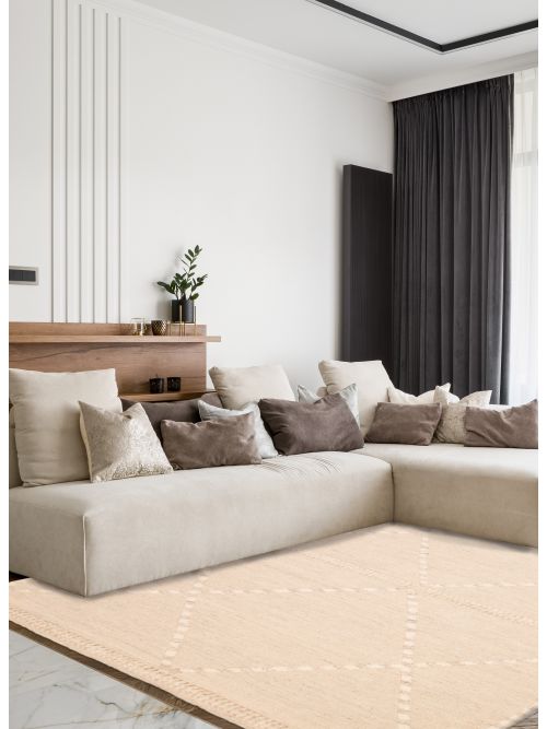 Indian Tangier Hand-knotted Wool Rug, 249 x 307 cm