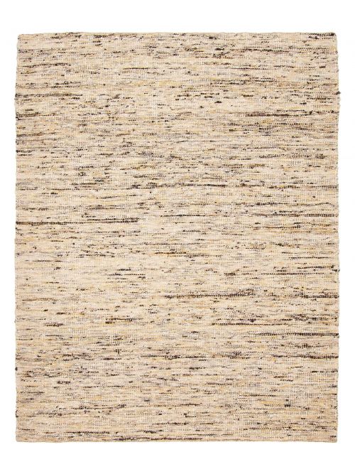Indian Sienna 5'7" x 7'2" Braided Weave Wool Rug 