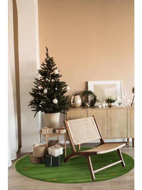 Tapis indo gabbeh 5'0" x 5'0" en laine