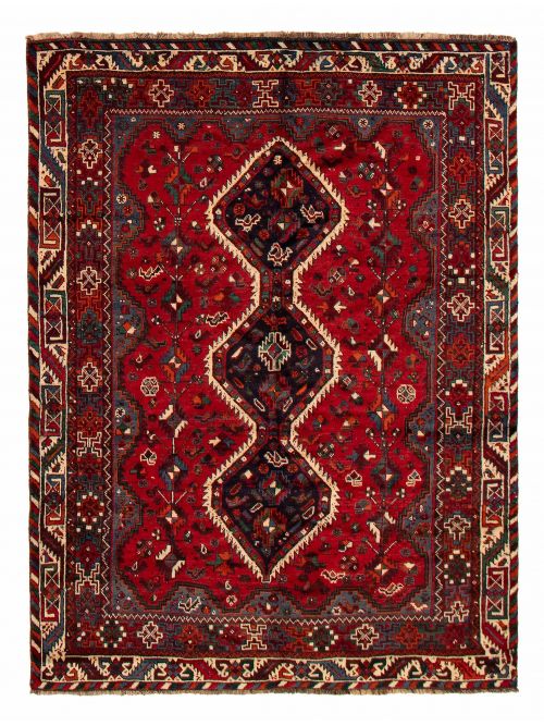 Persian Style 5'5" x 7'3" Hand-knotted Wool Rug 