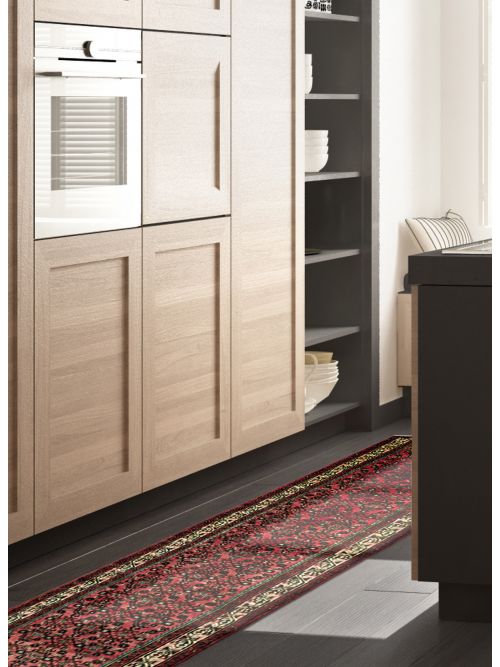 Persian Style 3'0" x 13'4" Hand-knotted Wool Runner Rug 