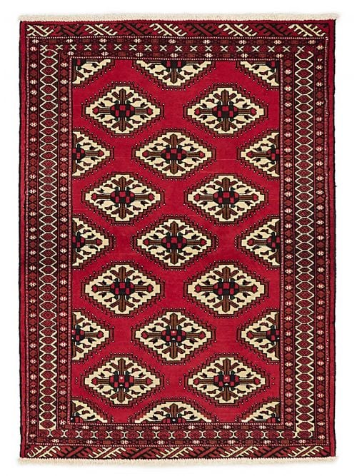 Turkmenistan Turkman 3'3" x 4'8" Hand-knotted Wool Rug 