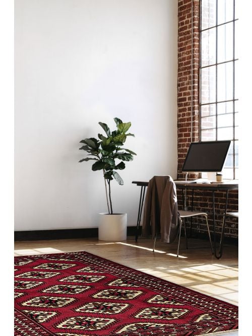 Turkmenistan Turkman 3'3" x 4'8" Hand-knotted Wool Rug 