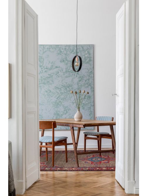 Persian Style 4'11" x 10'4" Hand-knotted Wool Rug 