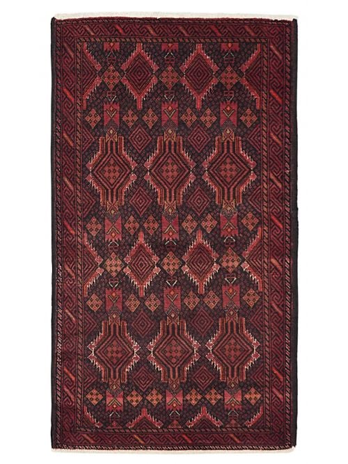 Afghan Baluch 3'2" x 5'10" Hand-knotted Wool Rug 