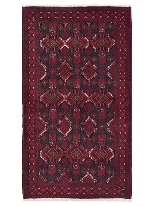 Afghan Teimani 3'5" x 6'3" Hand-knotted Wool Rug 