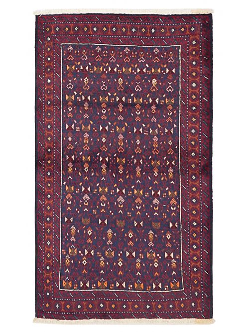 Afghan Teimani Hand-knotted Wool Rug, 104 x 175 cm