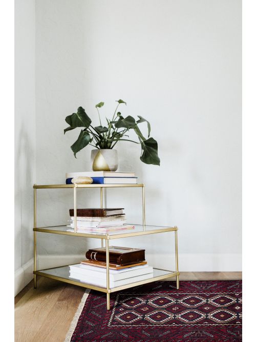 Afghan Teimani Hand-knotted Wool Rug, 94 x 180 cm