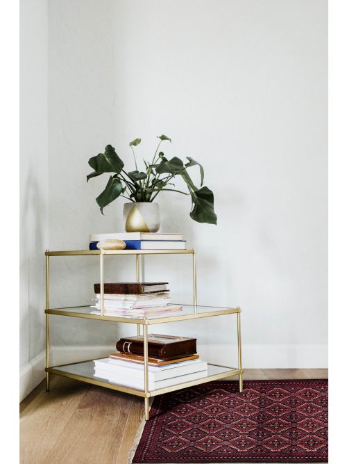 Afghan Teimani Hand-knotted Wool Rug, 107 x 193 cm