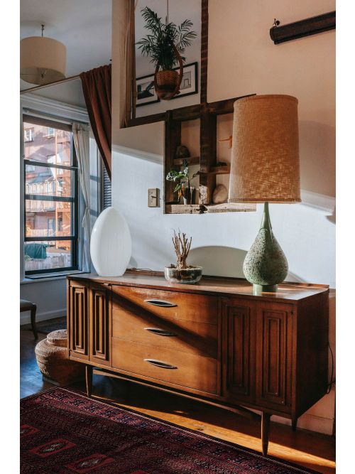 Afghan Teimani Hand-knotted Wool Rug, 112 x 208 cm