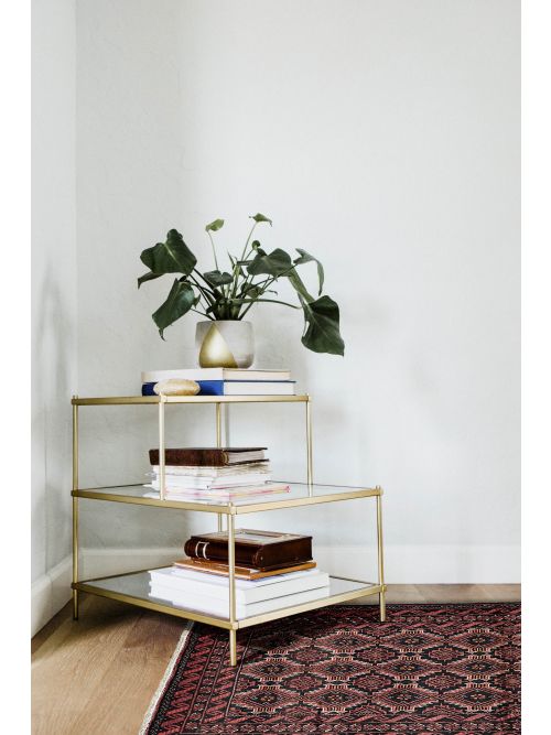 Afghan Teimani Hand-knotted Wool Rug, 97 x 183 cm