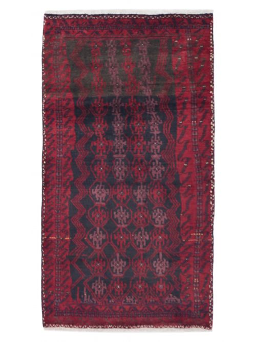 Afghan Baluch 3'1" x 5'9" Hand-knotted Wool Rug 