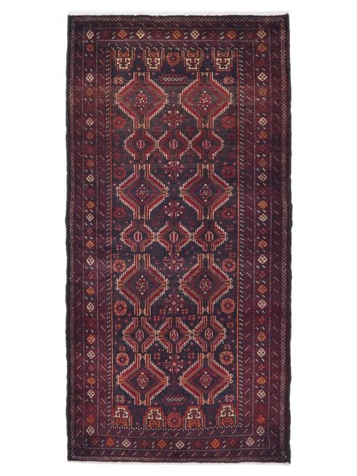 Afghan Teimani 3'3" x 6'10" Hand-knotted Wool Rug 
