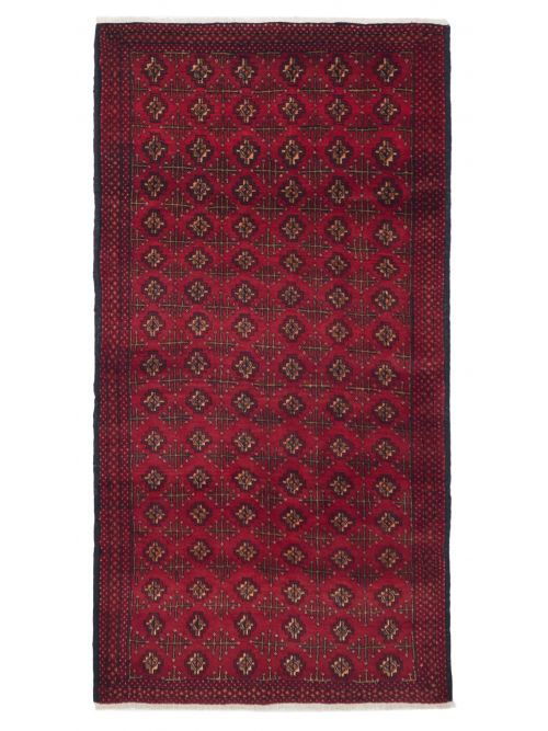 Afghan Teimani Hand-knotted Wool Rug, 119 x 221 cm