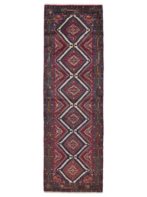 80.5×132\"Capricious” ViNTAGE TURKiSH RUG Bijar Red Wool Hand Knotted Persian Rug