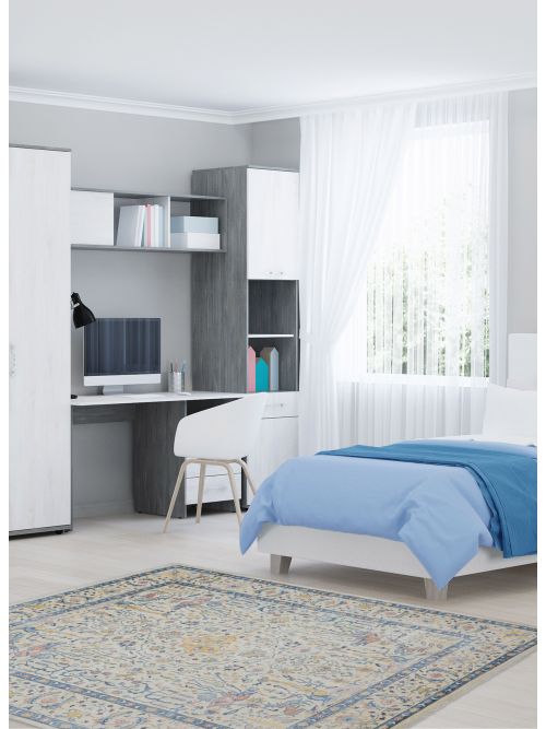 Tapis héritage 7'10" x 9'11" en soie artificielle