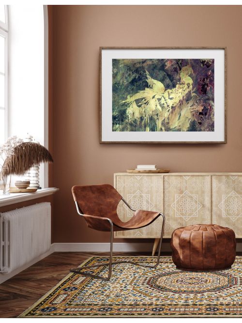 Tapis mamluk 8'0" x 10'2" en laine